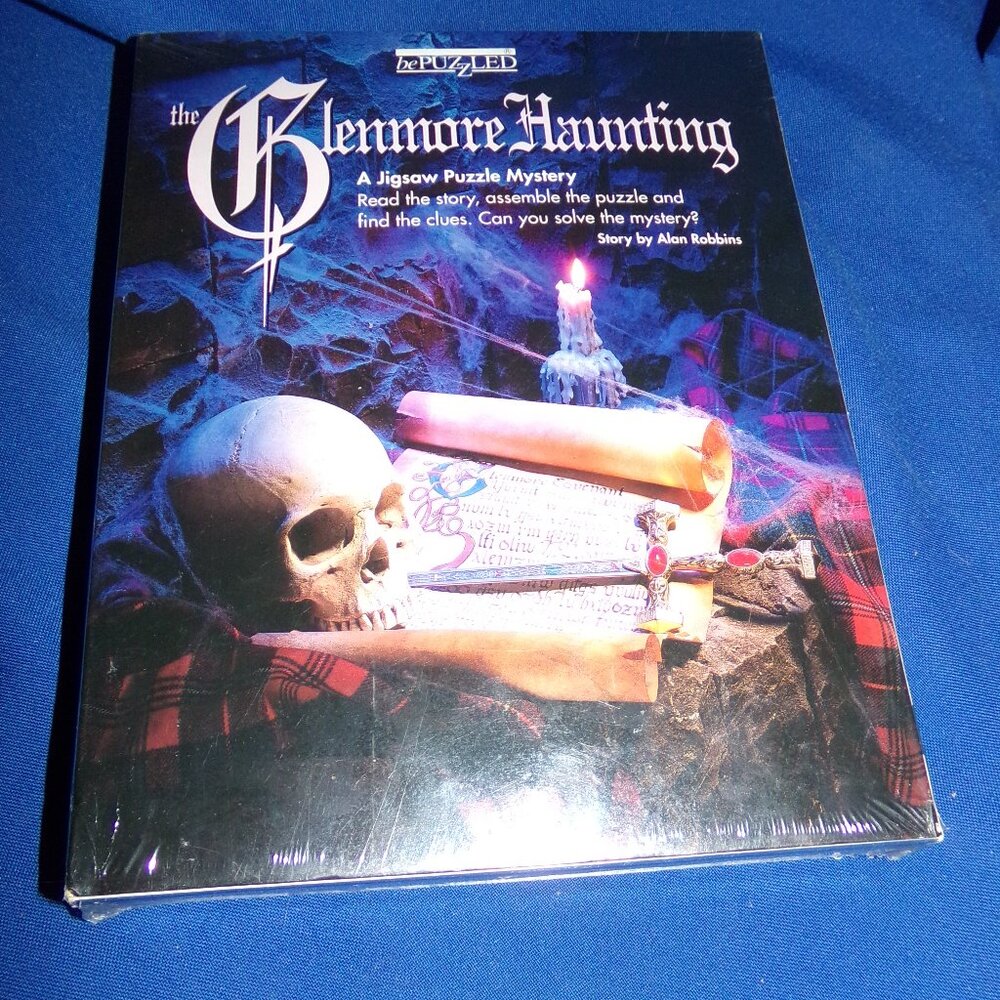 1993 Bepuzzled “Glenmore Haunting” Mystery Jigsaw Puzzle 1000 PIECE - New Sealed